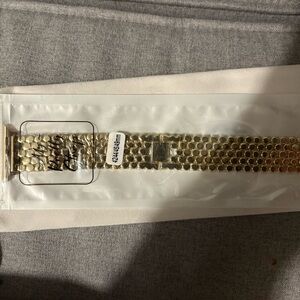 Gold Metal Watch Band